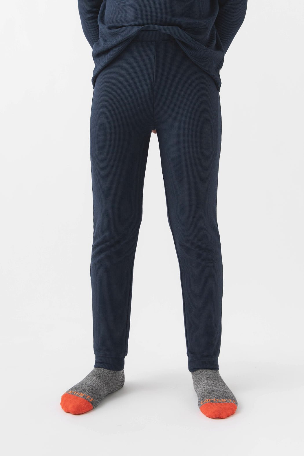 Children's Bamboo Waffle Knit Base Layer Set - Image 11