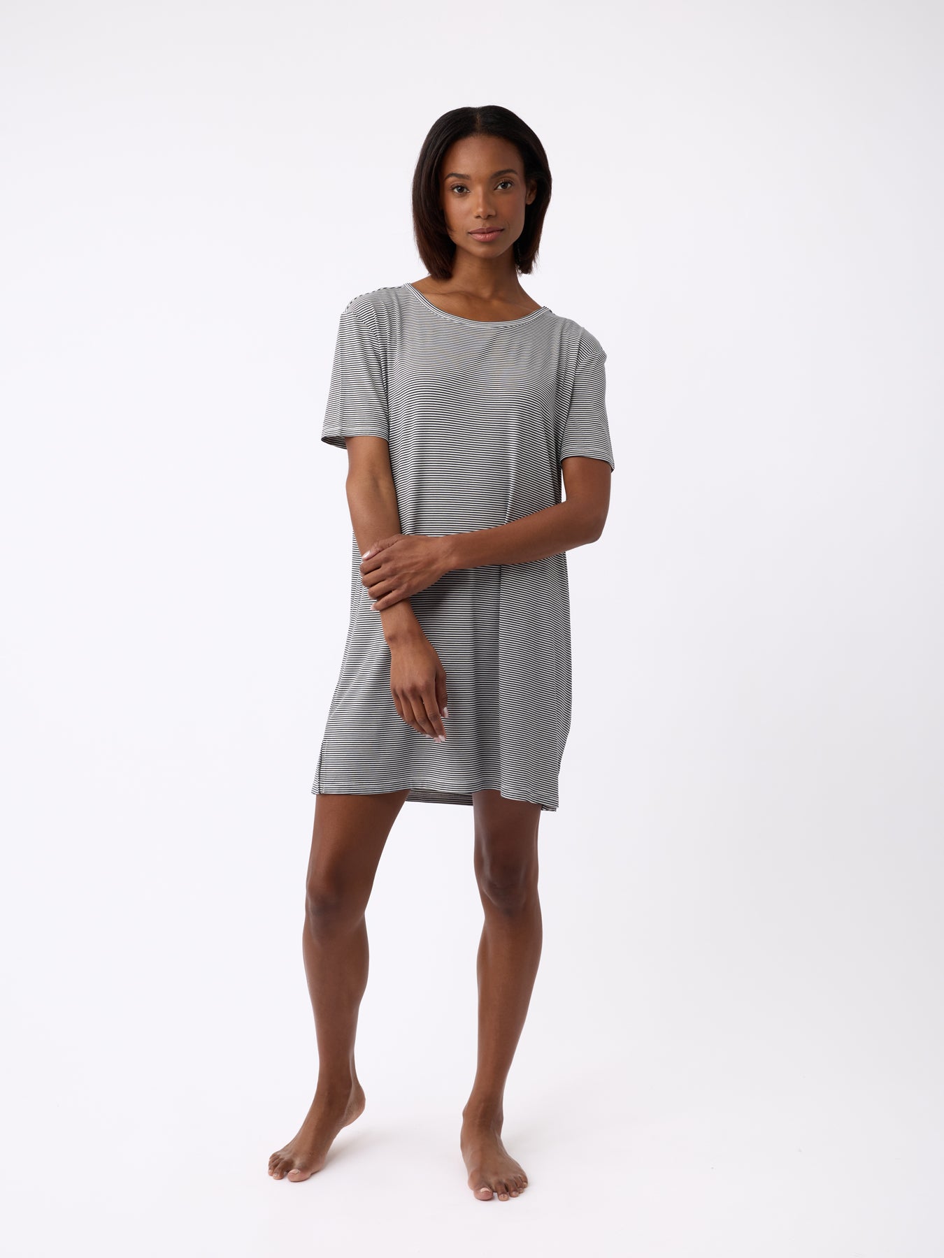 Women's Bamboo Stretch-Knit Sleep Dress - Image 36