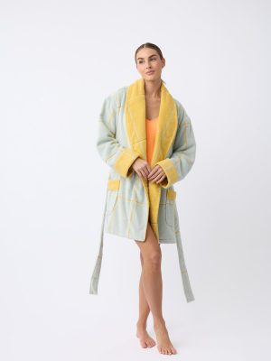Windowpane Resort Robe - Last Chance