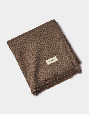 Alpaca Waffle Throw