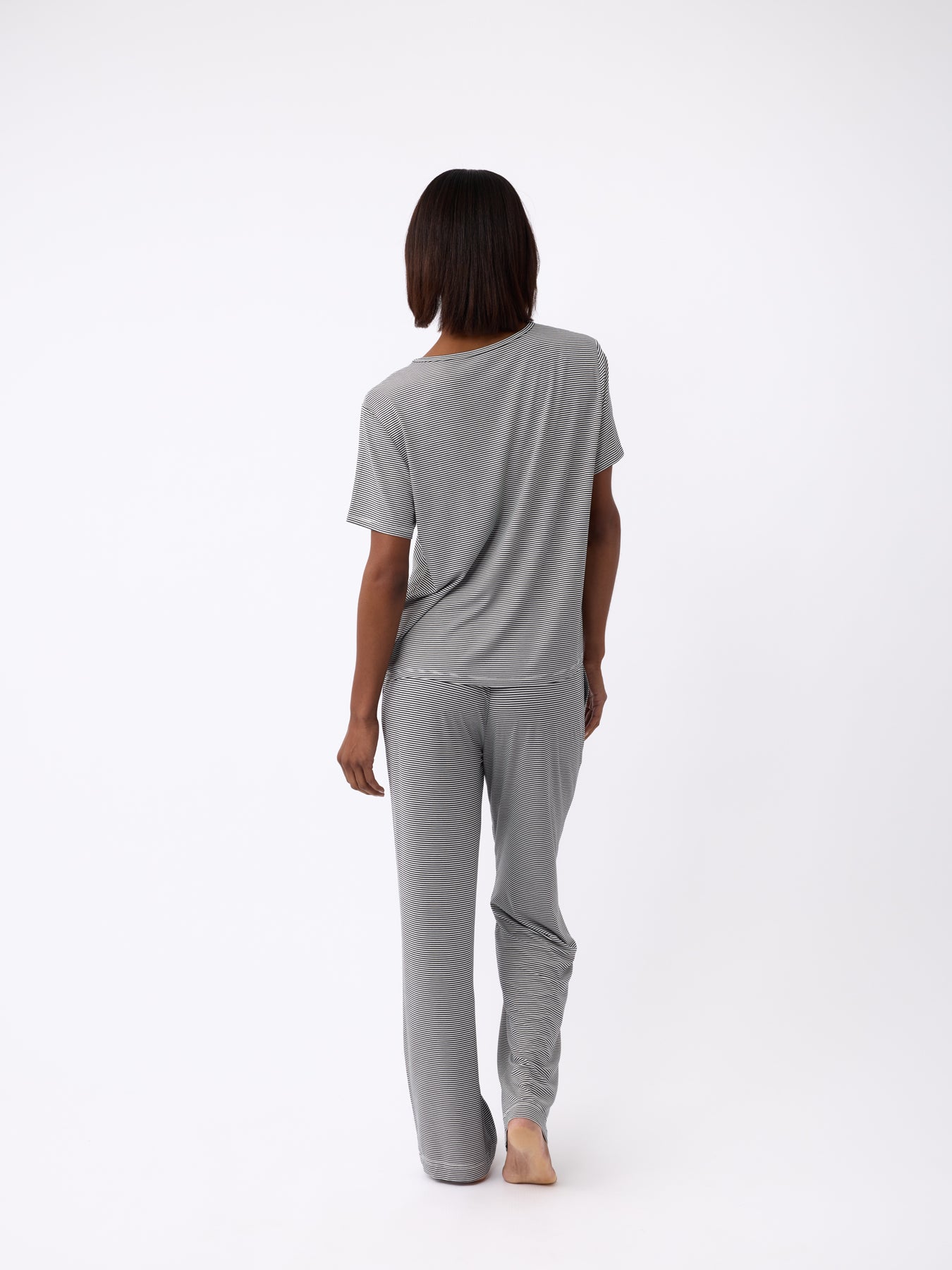 Women's Bamboo Stretch-Knit Lounge Tee - Image 37