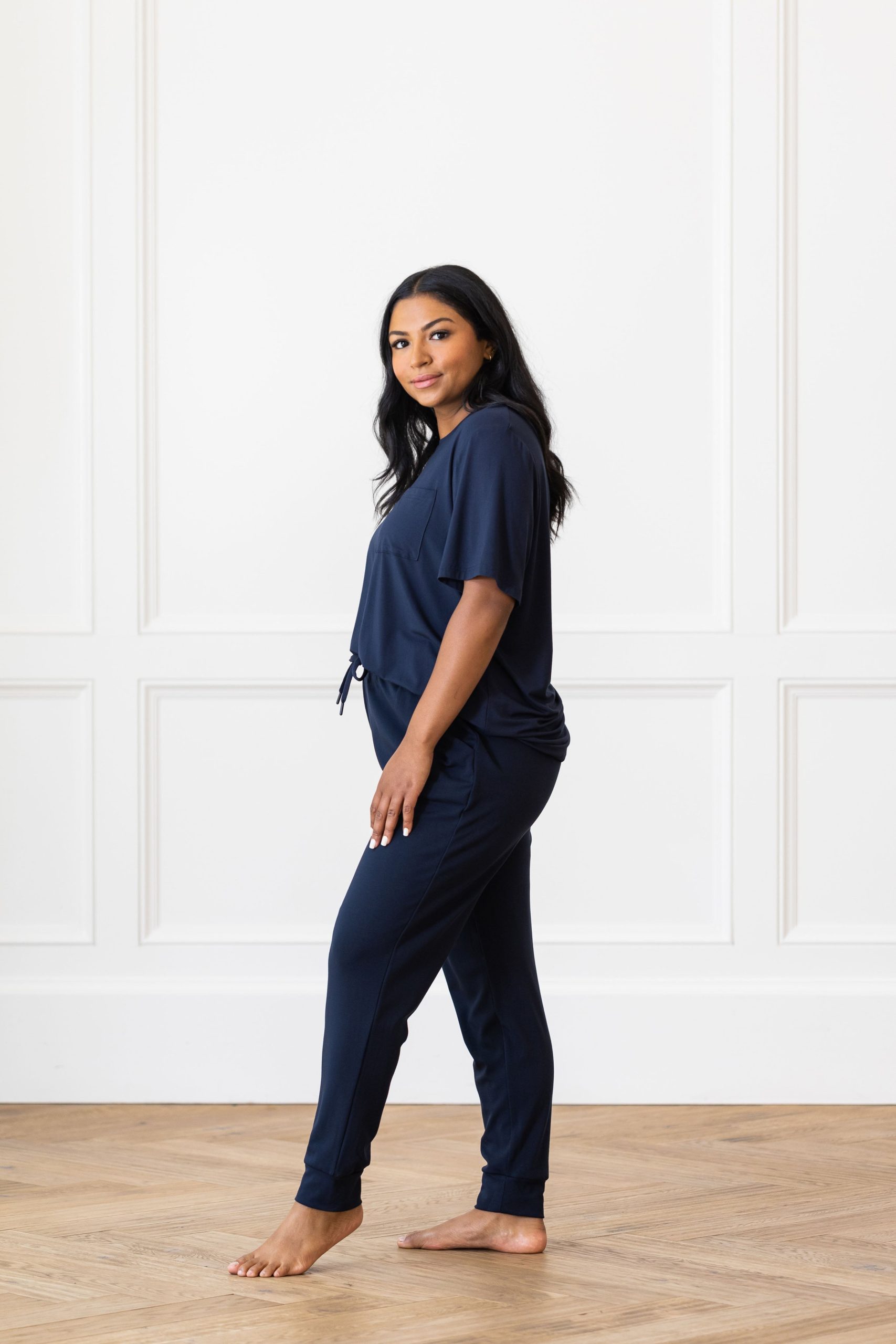 Women's Bamboo Stretch-Knit Lounge Tee - Image 32