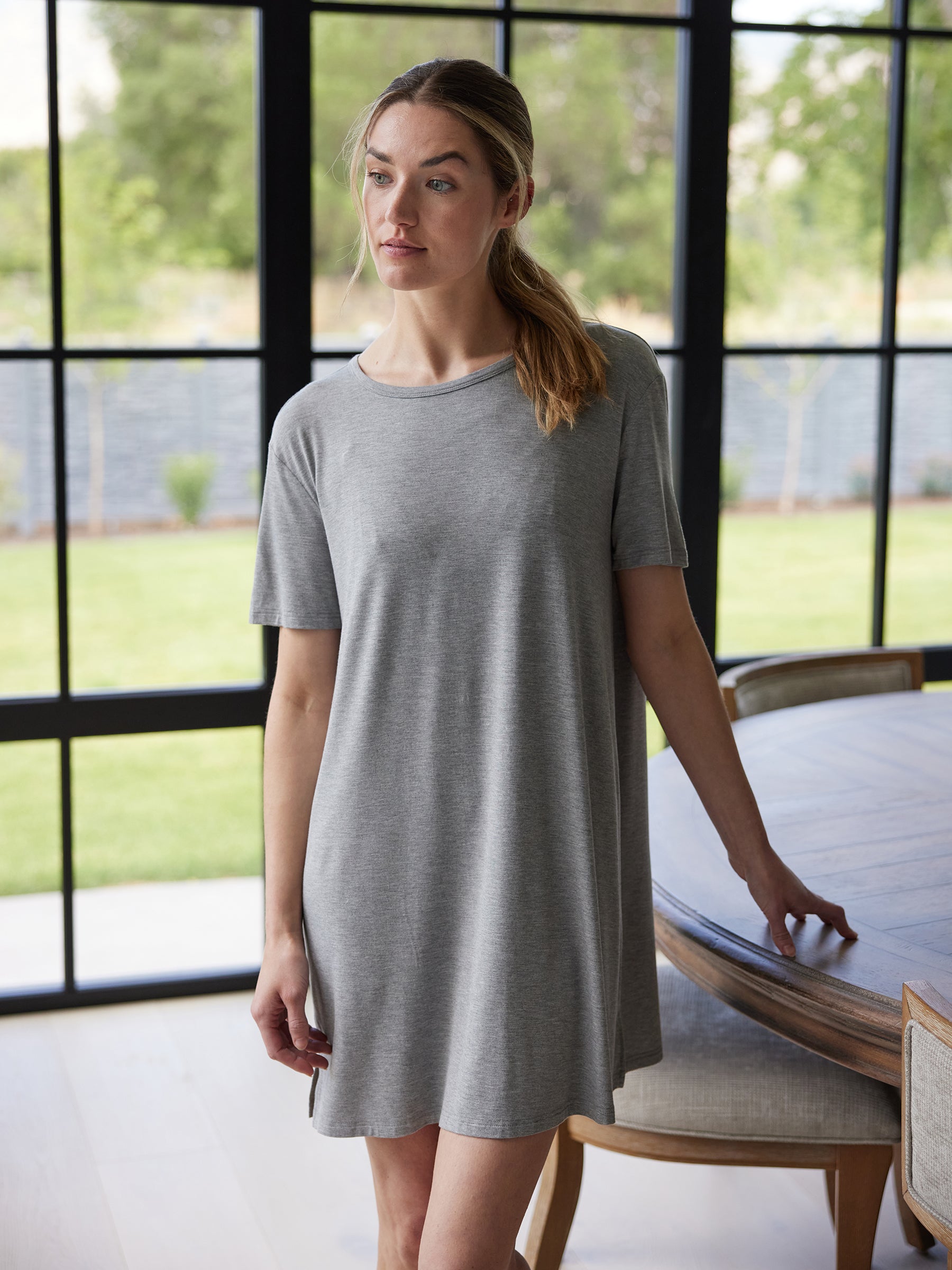 Women's Bamboo Stretch-Knit Sleep Dress - Image 17