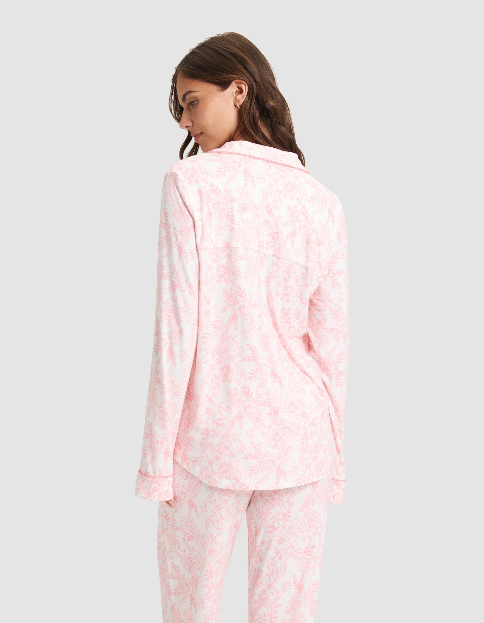 Women's Bamboo Stretch-Knit Long Sleeve Pajama Set - Image 79