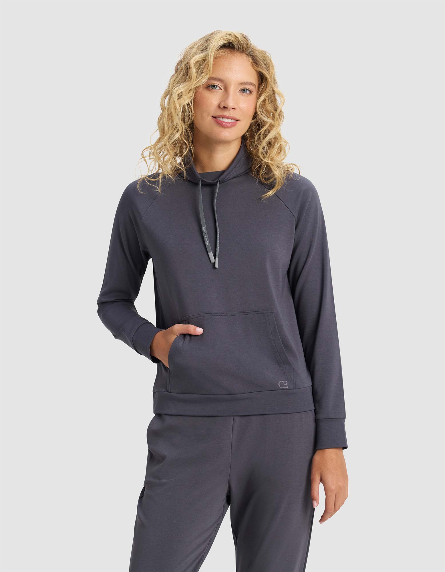 Women's Brushed Bamboo Mock Neck & Jogger Set - Image 16