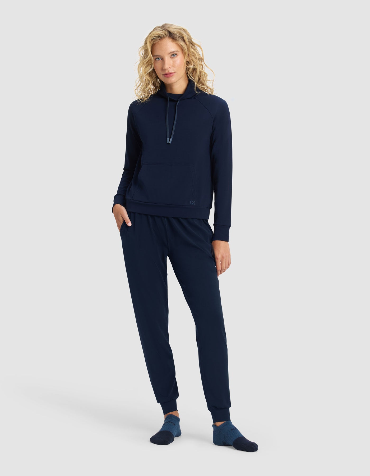 Women's Brushed Bamboo Mock Neck & Jogger Set - Image 3
