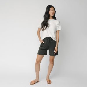 Women's Brushed Bamboo Mid-Length Shorts - Last Chance
