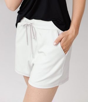 Women's Brushed Bamboo Jogger Shorts - Last Chance