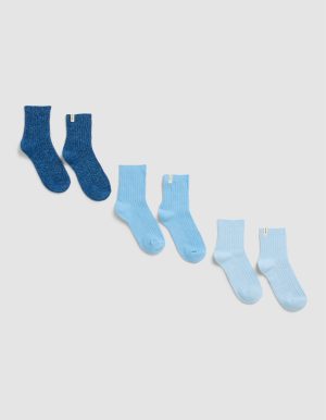 The Plush Modern Crew Sock 3-Pack