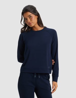 Women's Brushed Bamboo Pullover Crew