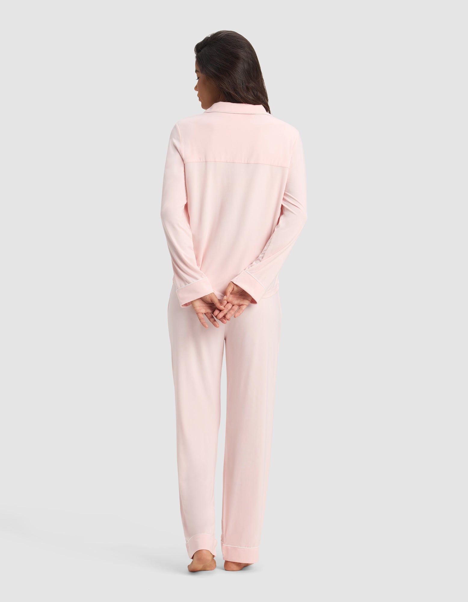 Women's Bamboo Stretch-Knit Long Sleeve Pajama Set - Image 70