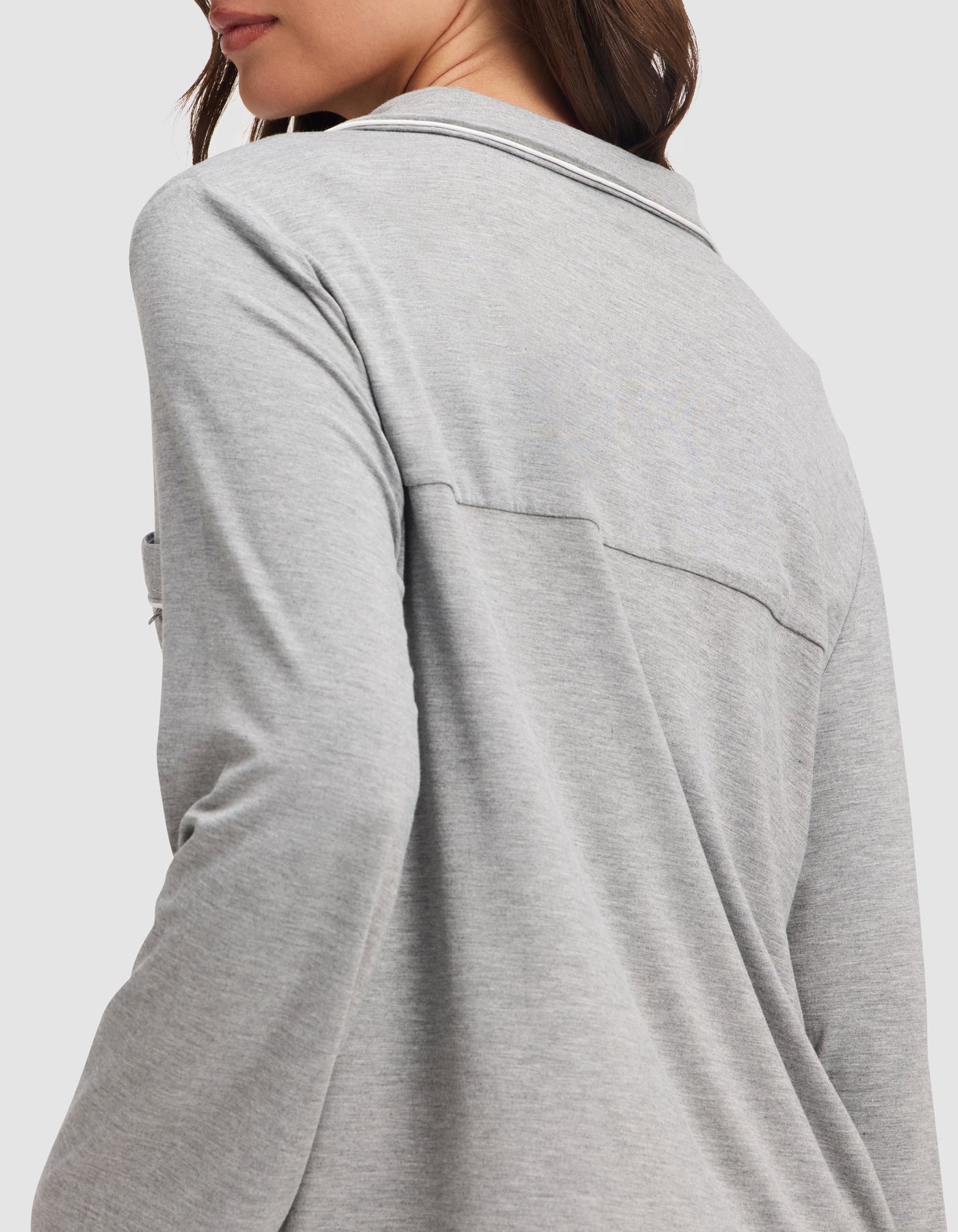 Women's Bamboo Stretch-Knit Long Sleeve Pajama Top - Image 46