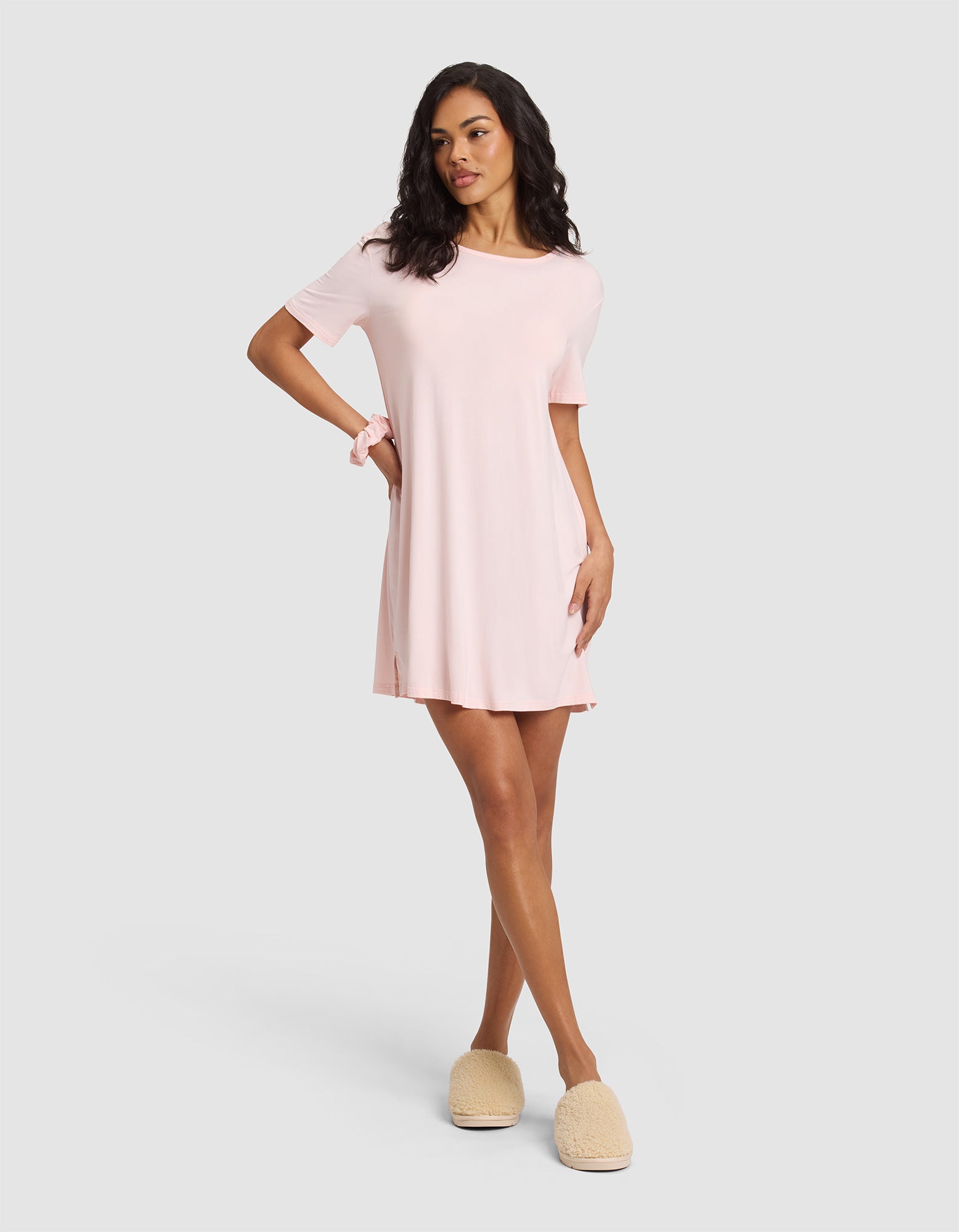 Women's Bamboo Stretch-Knit Sleep Dress - Image 5