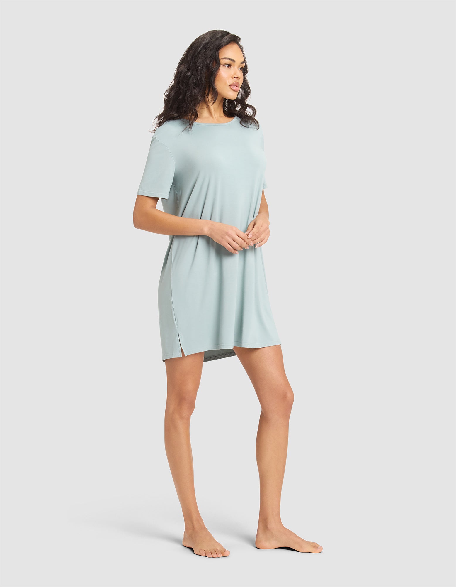 Women's Bamboo Stretch-Knit Sleep Dress - Image 2
