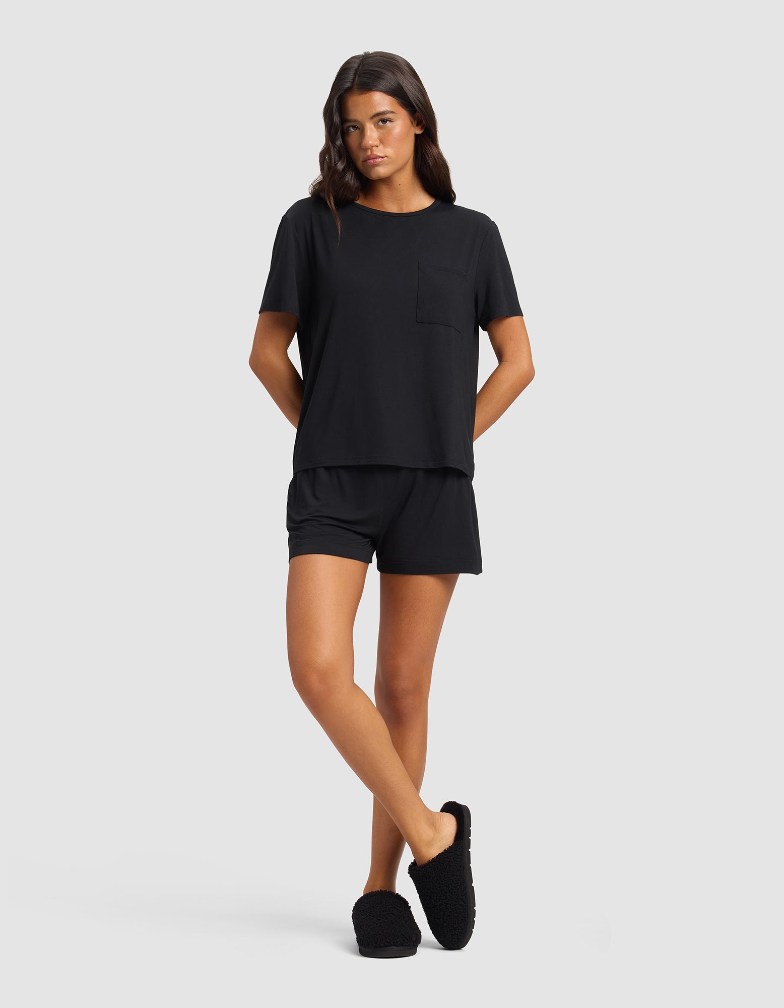 Women's Bamboo Stretch-Knit Lounge Tee - Image 11